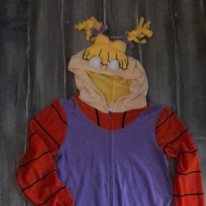 Nickleodeon Rugrats Angelica onesie pajamas costume size M